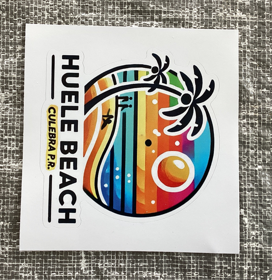 Sticker Huele Beach